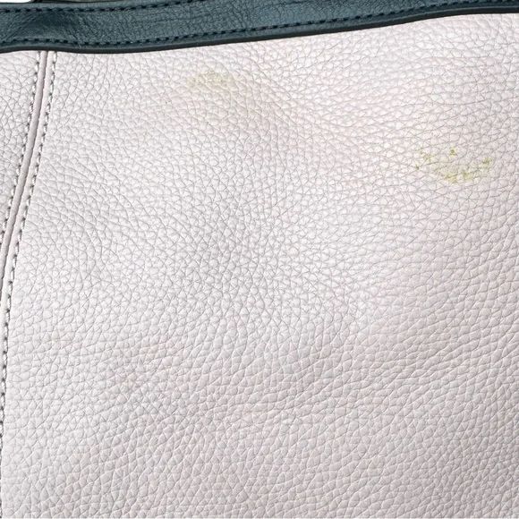 🆕 Coach Laura Spectator Shoulder Bag Satchel Kiss Lock Lavender Leather - Picture 17 of 17